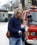 Amsterdam 13 januari 2016
Lauren Verster met haar nieuwe vriend cameraman Jasper Diepeveen.