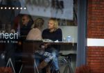 Amsterdam 13 januari 2016
Lauren Verster met haar nieuwe vriend cameraman Jasper Diepeveen.
