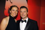 Amsterdam 15 december 2015
Sportgala/ sportverkiezing sportman en sportvrouw van het jaar in de Rai. Lobke Berghout met partner