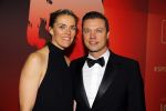 Amsterdam 15 december 2015
Sportgala/ sportverkiezing sportman en sportvrouw van het jaar in de Rai. Lobke Berghout met partner