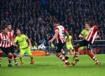 Eindhoven, 8 December 2015
laatste poulewedstrijd PSV-CSKA Moskou, eidnsatnd 2-1
PSV door naar de 1/8 finale
Luuk de Jong heeft PSV op gelijke hoogte gebracht