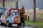 Amsterdam 17 december 2015
Manuel Broekman in zijn scootmobiel.