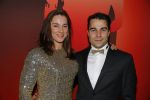 Amsterdam 15 december 2015
Sportgala/ sportverkiezing sportman en sportvrouw van het jaar in de Rai. Marhinde Verkerk met partner