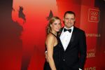 Amsterdam 15 december 2015
Sportgala/ sportverkiezing sportman en sportvrouw van het jaar in de Rai. Mark Huizinga met vriendin