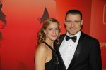 Amsterdam 15 december 2015
Sportgala/ sportverkiezing sportman en sportvrouw van het jaar in de Rai
Mark Huizinga met partner