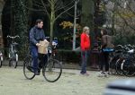 Amsterdam 7 december 2015
Mieke v d Weij hard aan het lopen in het vondelpark.