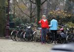Amsterdam 7 december 2015
Mieke v d Weij hard aan het lopen in het vondelpark.
