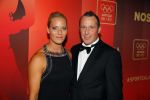 Amsterdam 15 december 2015
Sportgala/ sportverkiezing sportman en sportvrouw van het jaar in de Rai. Nadine Broersen met vriend