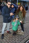 Amsterdam 17 januari 2016
Premiere Woezel en Pip in Tuschinski. Najib Amhali met zijn vrouw Niama en hun kinderen