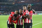 Eindhoven, 8 December 2015
laatste poulewedstrijd PSV-CSKA Moskou, eidnsatnd 2-1
PSV door naar de 1/8 finale
Nicolas Isimat-Mirin Steven Bergwijn Jurgen Locadia Joshua Brenet