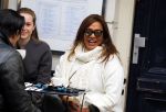Amsterdam 9 januari 2016
Patty Brard op terras op de pc hooftstraat