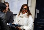 Amsterdam 9 januari 2016
Patty Brard op terras op de pc hooftstraat