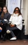 Amsterdam 9 januari 2016
Patty Brard op terras op de pc hooftstraat