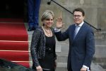 Amsterdam 2 december 2015
Koninklijke Familie bij uitreiking Prins Claus Prijs 2015 in het Koninklijk Paleis op de Dam. De Prins Claus Prijzen worden door het Prins Claus Fonds voor Cultuur en Ontwikkeling sinds 1997 jaarlijks toegekend aan kunstenaars, denkers en culturele organisaties. Aanwezig Koning Willem Alexander koningin Maxima Prins Constantijn Prinses Beatrix Prinses Laurentien en Prinses Mabel