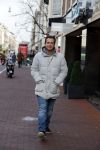 Amsterdam 13 januari 2016 
Zanger Quincy op de pc hooftstraat