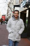 Amsterdam 13 januari 2016 
Zanger Quincy op de pc hooftstraat