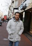 Amsterdam 13 januari 2016 
Zanger Quincy op de pc hooftstraat