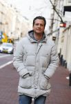 Amsterdam 13 januari 2016 
Zanger Quincy op de pc hooftstraat