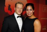 Amsterdam 15 december 2015
Sportgala/ sportverkiezing sportman en sportvrouw van het jaar in de Rai. Ranomi Kromowidjojo met vriend Weertman