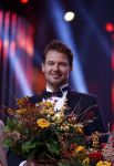 Amsterdam 15 december 2015
Sportgala/ sportverkiezing sportman en sportvrouw van het jaar in de Rai. Reinder Nummerdor met collega Christiaan Varenhorst