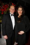 Amsterdam 15 december 2015
Sportgala/ sportverkiezing sportman en sportvrouw van het jaar in de Rai. 
Rintje Ritsma met zwangere vriendin