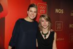 Amsterdam 15 december 2015
Sportgala/ sportverkiezing sportman en sportvrouw van het jaar in de Rai. 
Nederlands sportpresentatrice bij NOS Studio Sport. Rivkah op het veld met partner Jolanda Keizer