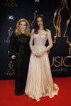 Utrecht 6 januari 2016
Uitreiking musical awards in het beatrixtheater.
Romy Monteiro met moeder Antje Monteiro