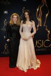 Utrecht 6 januari 2016
Uitreiking musical awards in het beatrixtheater.
Romy Monteiro met moeder Antje Monteiro