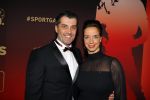 Amsterdam 15 december 2015
Sportgala/ sportverkiezing sportman en sportvrouw van het jaar in de Rai. Ron Berteling met vriendin