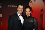 Amsterdam 15 december 2015
Sportgala/ sportverkiezing sportman en sportvrouw van het jaar in de Rai. Ron Berteling met vriendin