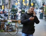 Amsterdam 4 januari 2016
 Ruud Gullit op de cornelis schuytstraat.