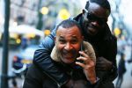 Amsterdam 4 januari 2016
Regilio Tuur ontmoet Ruud Gullit en Dirk Zeelenberg op de cornelis schuytstraat.