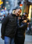 Amsterdam 4 januari 2016
Regilio Tuur ontmoet Ruud Gullit en Dirk Zeelenberg op de cornelis schuytstraat.