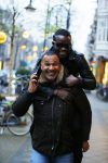 Amsterdam 4 januari 2016
Regilio Tuur ontmoet Ruud Gullit en Dirk Zeelenberg op de cornelis schuytstraat.