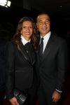 Amsterdam 15 december 2015
Sportgala/ sportverkiezing sportman en sportvrouw van het jaar in de Rai. Ruud Gullit met vriendin Karin
