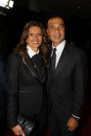Amsterdam 15 december 2015
Sportgala/ sportverkiezing sportman en sportvrouw van het jaar in de Rai.
Ruud Gullit met zijn vriendin Karin