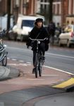 Amsterdam 9 december 2015
Saar Koningsbergen op de fiets.