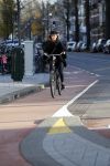 Amsterdam 9 december 2015
Saar Koningsbergen op de fiets.