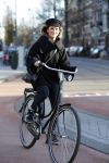Amsterdam 9 december 2015
Saar Koningsbergen op de fiets.