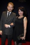 Utrecht 6 januari 2016
Uitreiking musical awards in het beatrixtheater. Sanne Kraaijkamp met vriend