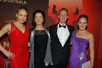 Amsterdam 15 december 2015
Sportgala/ sportverkiezing sportman en sportvrouw van het jaar in de Rai.
Sanne en Lieke Wevers met hun ouders