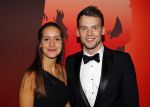 Amsterdam 15 december 2015
Sportgala/ sportverkiezing sportman en sportvrouw van het jaar in de Rai. Sebastiaan Verschuren  met vriendin