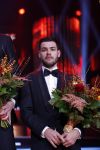 Amsterdam 15 december 2015
Sportgala/ sportverkiezing sportman en sportvrouw van het jaar in de Rai.
Sjinkie Knegt met vrouw