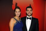 Amsterdam 15 december 2015
Sportgala/ sportverkiezing sportman en sportvrouw van het jaar in de Rai.
Sjinkie Knegt met vrouw
