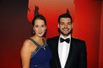 Amsterdam 15 december 2015
Sportgala/ sportverkiezing sportman en sportvrouw van het jaar in de Rai.
Sjinkie Knegt met vrouw