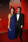 Amsterdam 15 december 2015
Sportgala/ sportverkiezing sportman en sportvrouw van het jaar in de Rai.
Sjinkie Knegt met vrouw