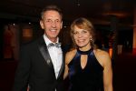 Amsterdam 15 december 2015
Sportgala/ sportverkiezing sportman en sportvrouw van het jaar in de Rai. Steven Rooks met vriendin