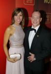 Amsterdam 15 december 2015
Sportgala/ sportverkiezing sportman en sportvrouw van het jaar in de Rai. Yuri v Gelder met vriendin