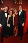 Amsterdam 21 december 2016
Sportman en sportvrouw van het jaar verkiezing tijdens het sportgala in de RAI.
Alexander Brouwer en Robert Meeuwsen (R) met partners