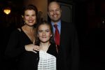 Amsterdam 22 december 2016
Premiere wereld kerstcircus in Carre. Anouk v Nes met vriend en zijn dochter